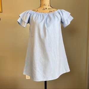 White Stripes Tunic Top